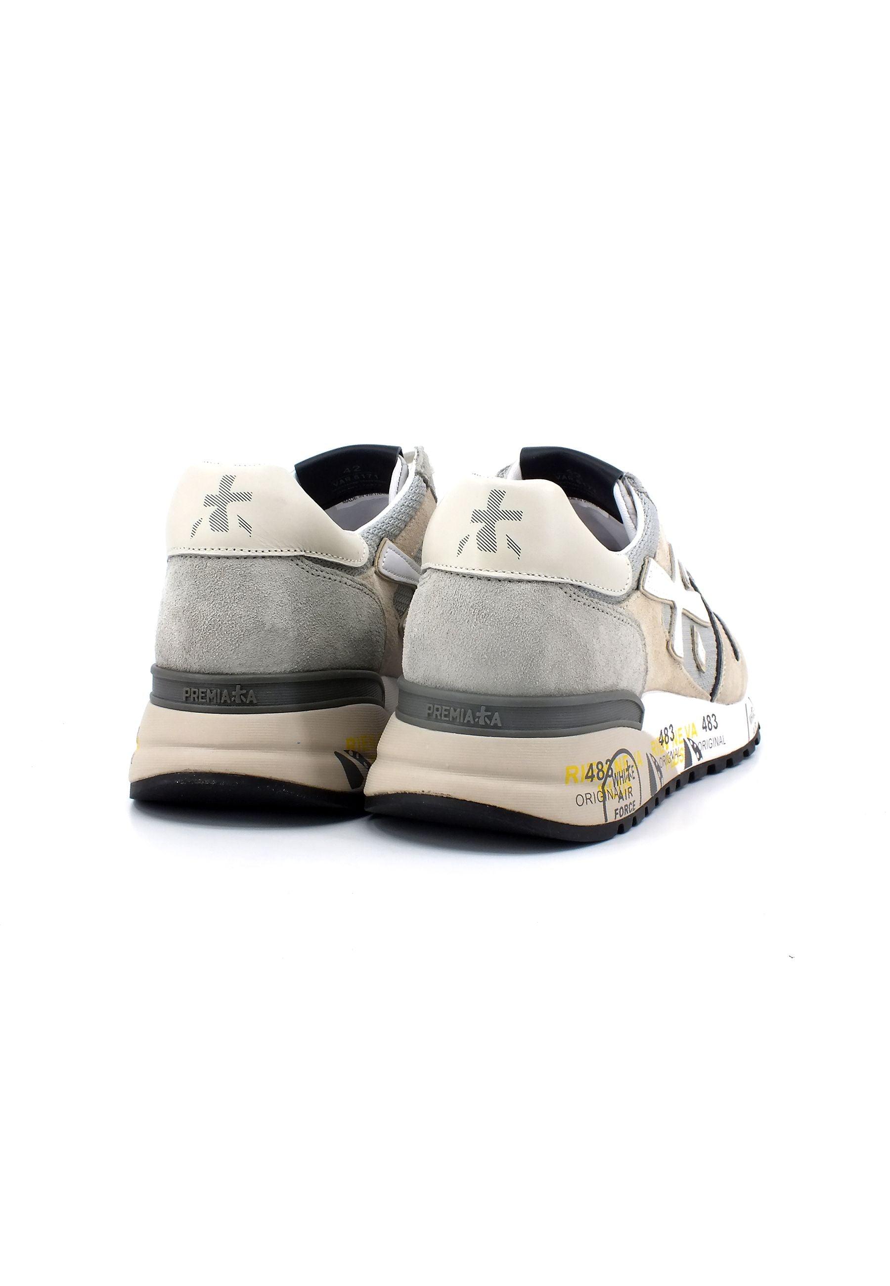PREMIATA Sneaker Uomo Beige Grey MICK6171 - Sandrini Calzature e Abbigliamento