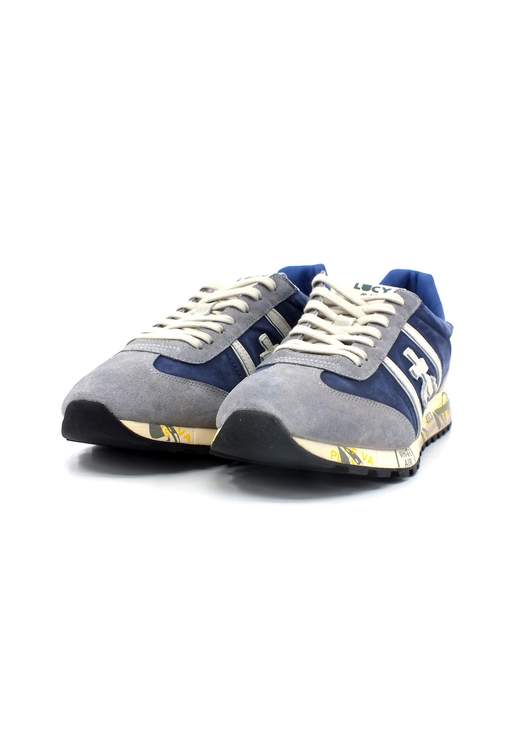 PREMIATA Sneaker Uomo Blue Grey LUCY6176 - Sandrini Calzature e Abbigliamento