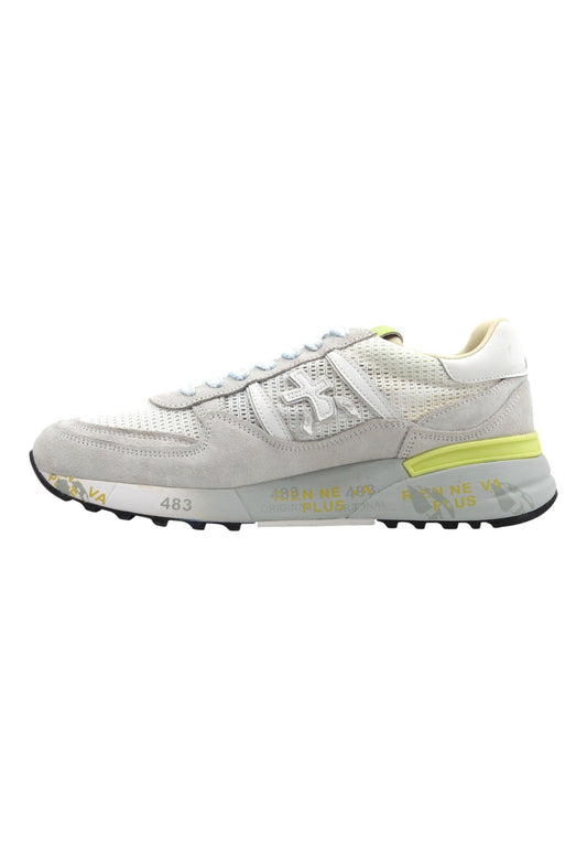 PREMIATA Sneaker Uomo Light Grey LANDECK-6629 - Sandrini Calzature e Abbigliamento