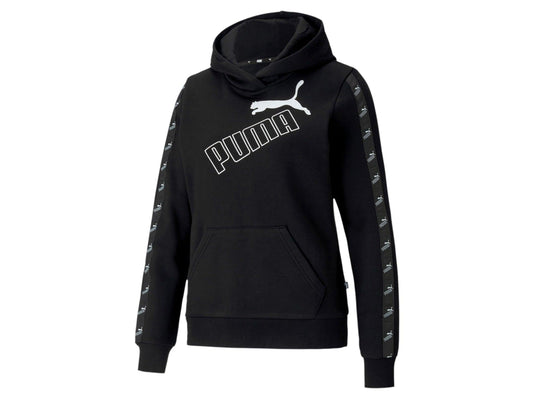 PUMA Amplified Hoodie Felpa Donna Logo Black 583615 01 - Sandrini Calzature e Abbigliamento