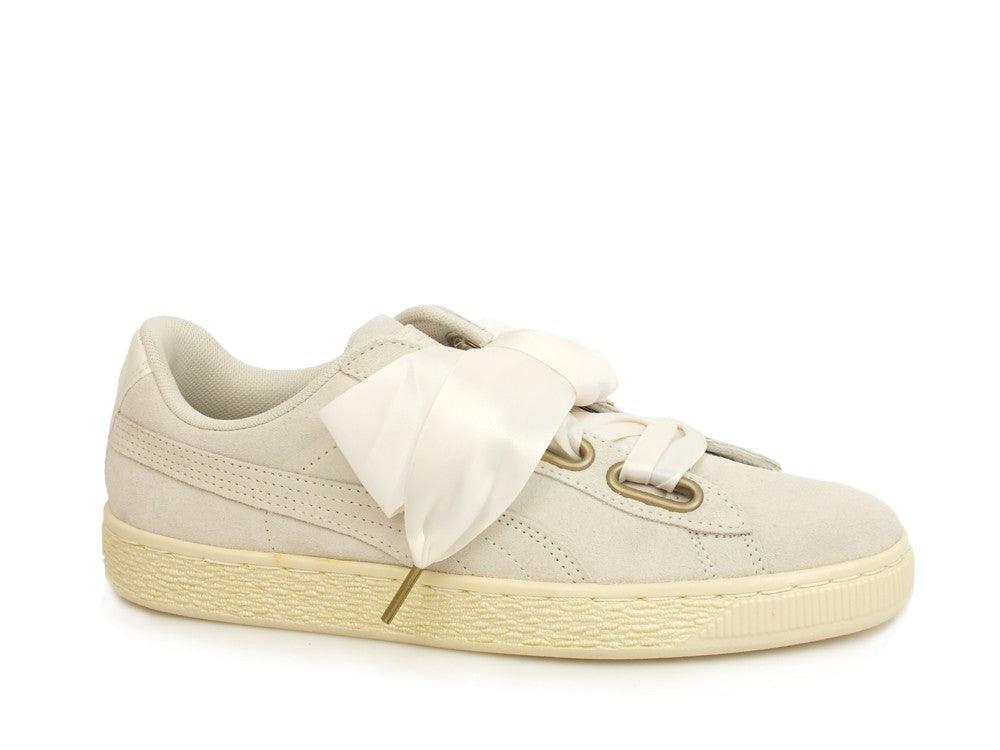 PUMA Heart Satin Wn's Whisper White Gold 362714 04 - Sandrini Calzature e Abbigliamento