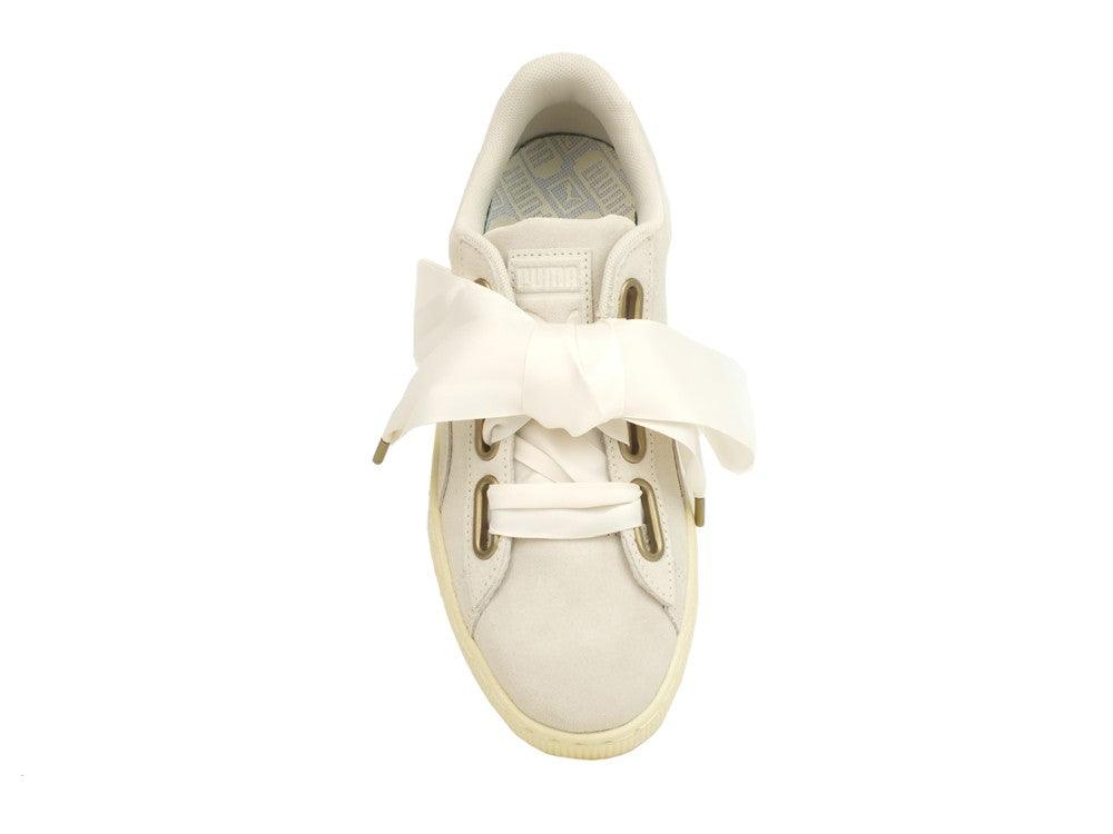PUMA Heart Satin Wn's Whisper White Gold 362714 04 - Sandrini Calzature e Abbigliamento