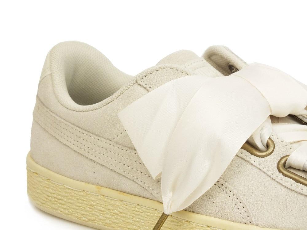 PUMA Heart Satin Wn's Whisper White Gold 362714 04 - Sandrini Calzature e Abbigliamento