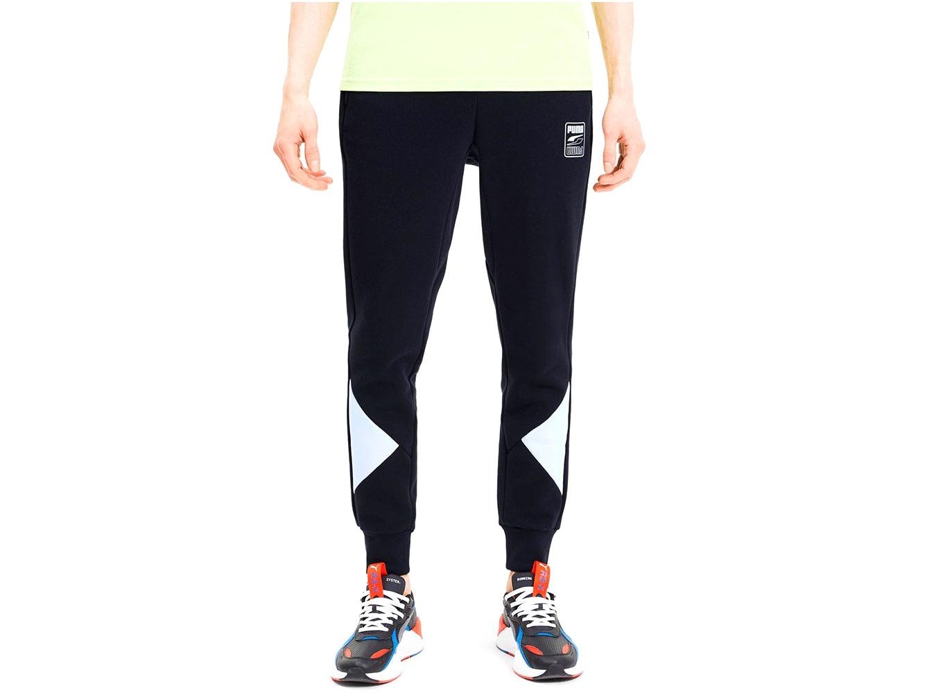 PUMA Rebel Panta Block Pantalone Uomo Tuta Black 583499 01 - Sandrini Calzature e Abbigliamento