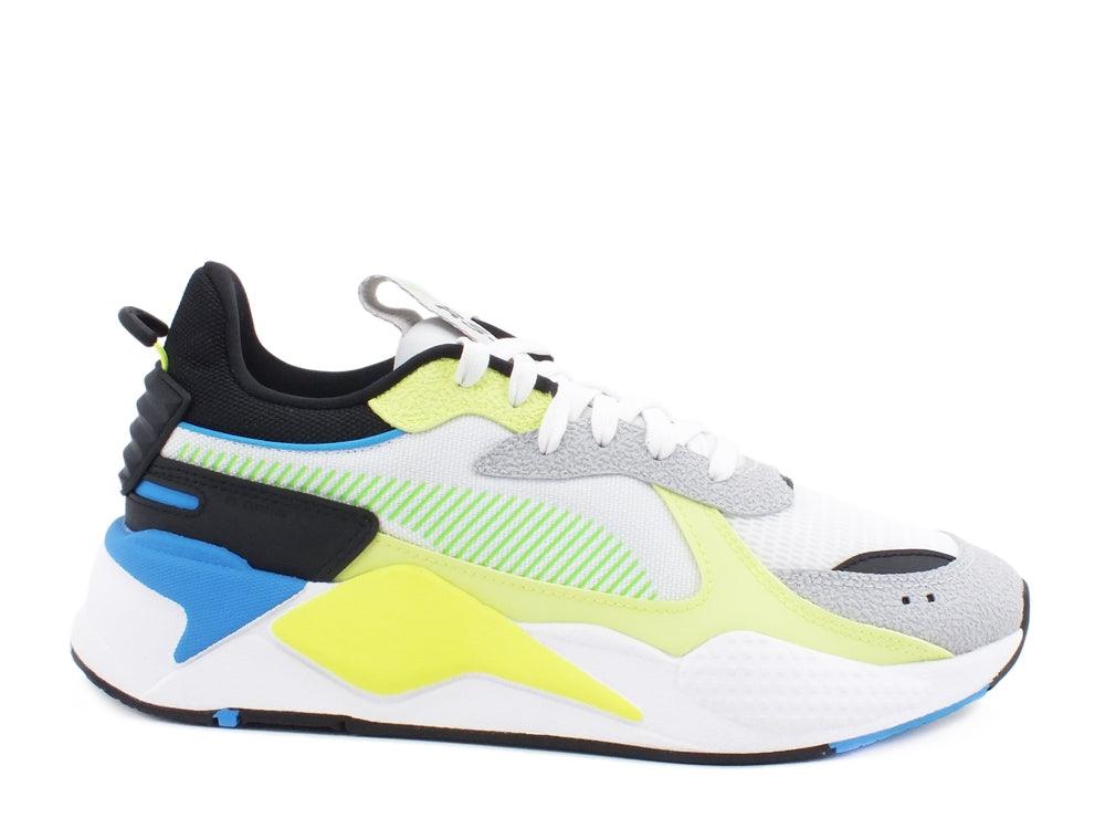 PUMA RS-X Hard Drive Sneakers White Frizzy Yellow Gray Violet 369818 11 - Sandrini Calzature e Abbigliamento