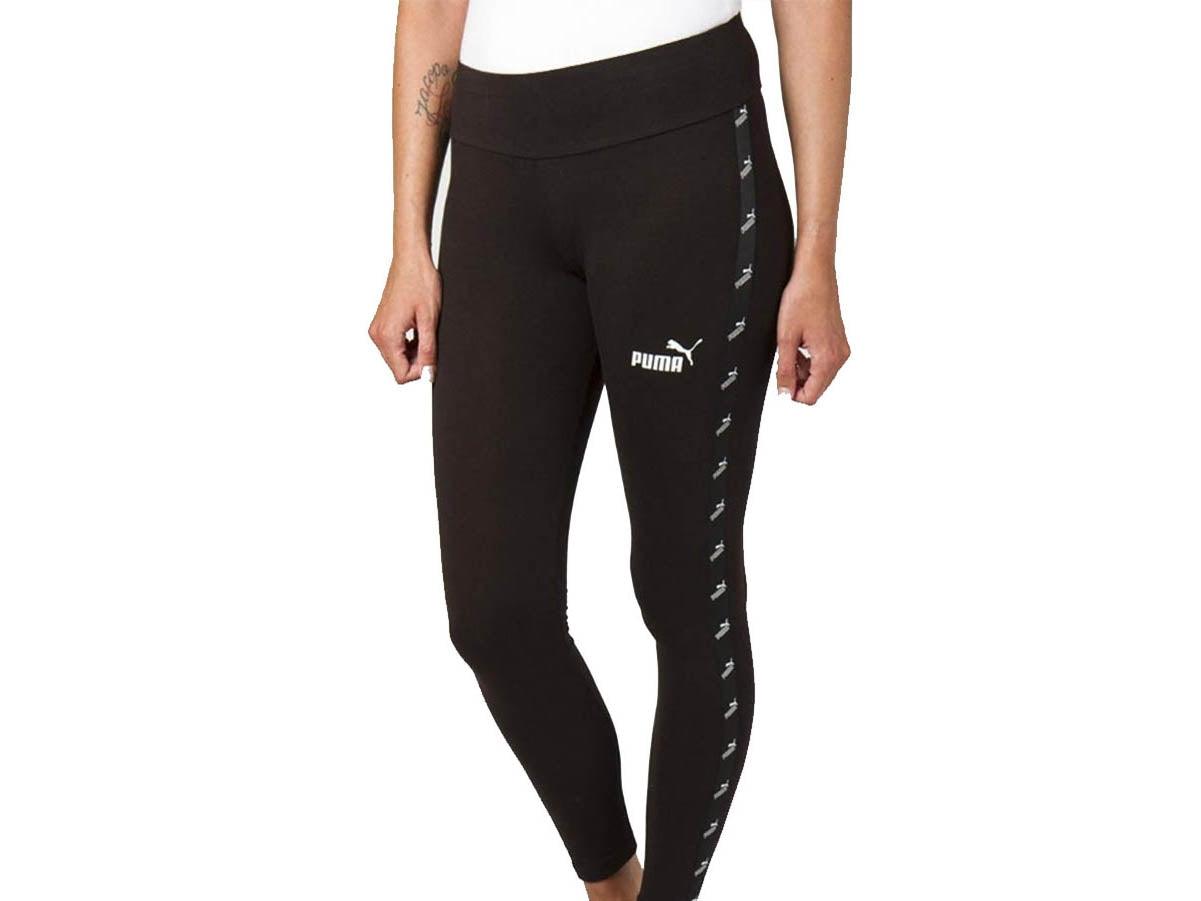 PUMA Tape Leggings Donna Banda Logo Black 585849 01 - Sandrini Calzature e Abbigliamento