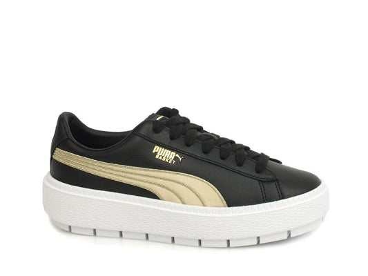 PUMA Trace Versity Wn's Black Metallic Gold 367728 01 - Sandrini Calzature e Abbigliamento