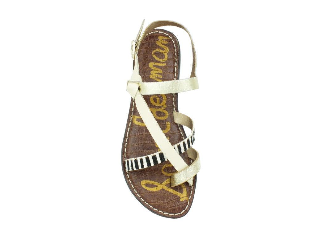 SAM EDELMAN Gladis Gold Black G3892L4902 - Sandrini Calzature e Abbigliamento