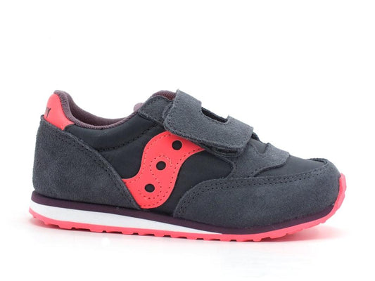 SAUCONY Baby Jazz HL Sneaker Bambino Dark Grey Coral SL163386 - Sandrini Calzature e Abbigliamento