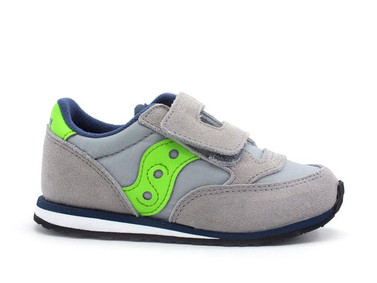 SAUCONY Baby Jazz HL Sneaker Bambino Grey Green Blue SL263373 - Sandrini Calzature e Abbigliamento