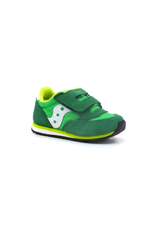 SAUCONY Baby Jazz Sneaker Bimbo Green Lime White SL267016 - Sandrini Calzature e Abbigliamento
