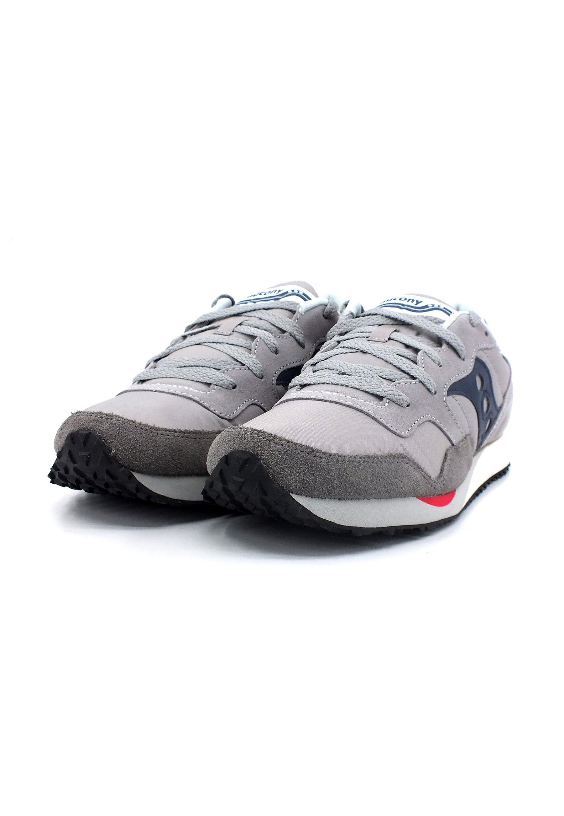 SAUCONY Dxn Trainer Vintage Sneaker Uomo Grey Navy S70757-1 - Sandrini Calzature e Abbigliamento