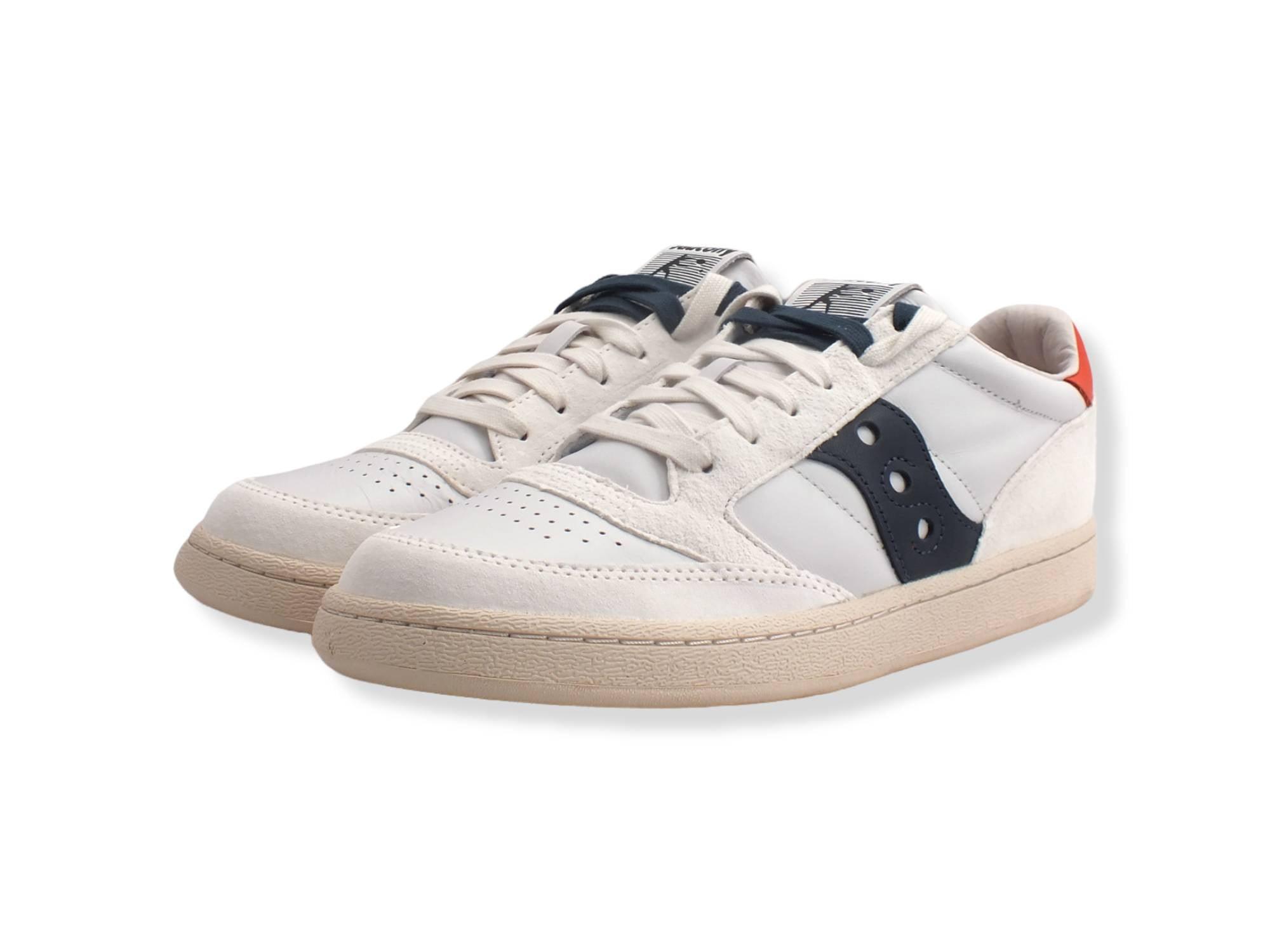 SAUCONY Jazz Court Premium Sneaker Uomo White Blu S70671-1 - Sandrini Calzature e Abbigliamento