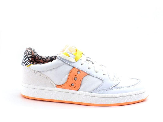 SAUCONY Jazz Court Sneaker Bianco White Peach S60577-3 - Sandrini Calzature e Abbigliamento
