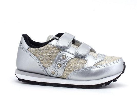 SAUCONY Jazz Double Kids Sneaker Bambina Silver Sparkle SK163353 - Sandrini Calzature e Abbigliamento