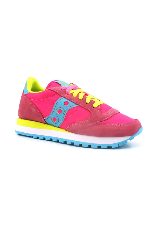 SAUCONY Jazz Original Sneaker Donna Pink Yellow S1044-293 - Sandrini Calzature e Abbigliamento