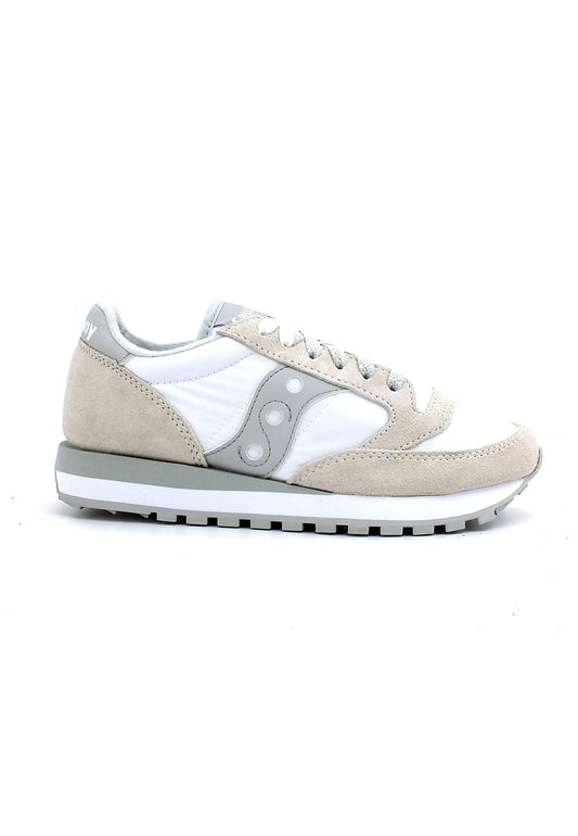 SAUCONY Jazz Original Sneaker Donna White Grey S2044-396 - Sandrini Calzature e Abbigliamento