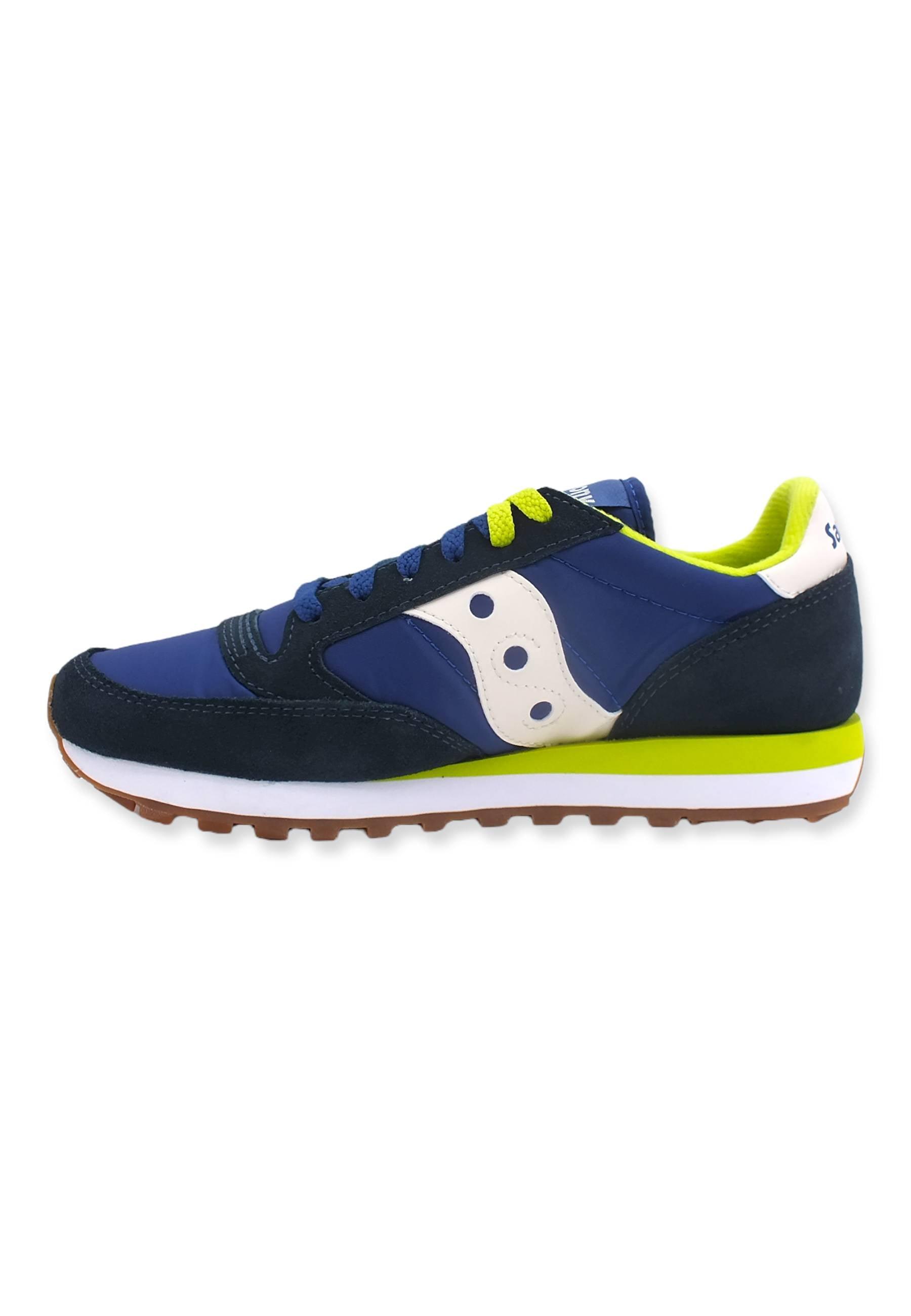 SAUCONY Jazz Original Sneaker Uomo Navy Blue Lime S2044-648 - Sandrini Calzature e Abbigliamento