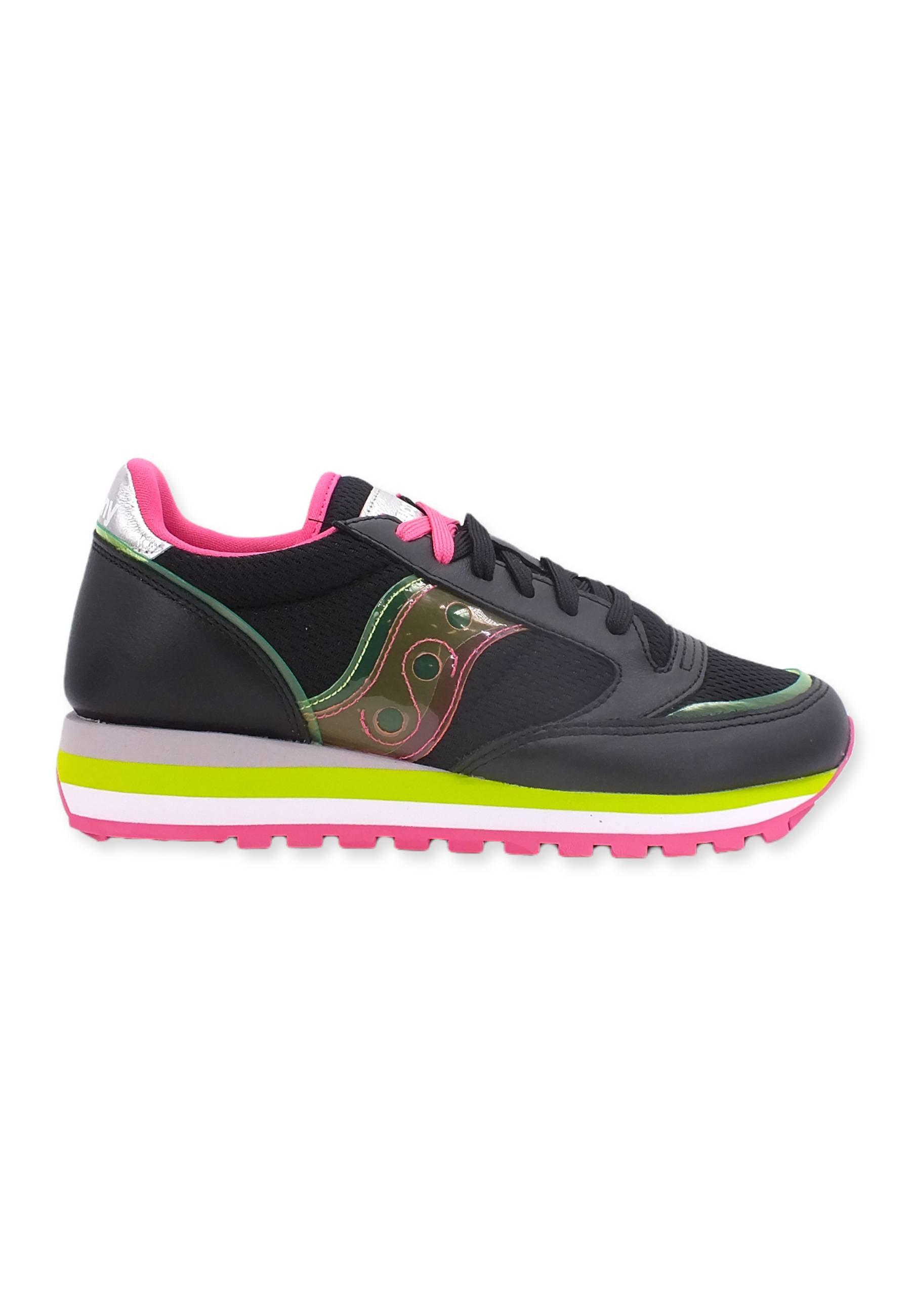 SAUCONY Jazz Triple Sneaker Donna Black Pink S60645-2 - Sandrini Calzature e Abbigliamento