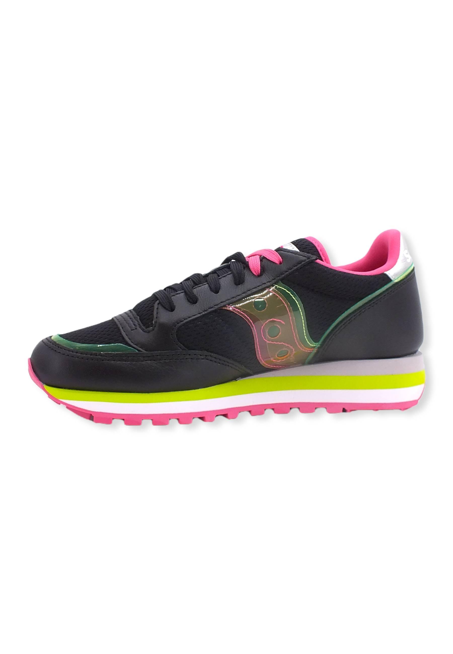 SAUCONY Jazz Triple Sneaker Donna Black Pink S60645-2 - Sandrini Calzature e Abbigliamento