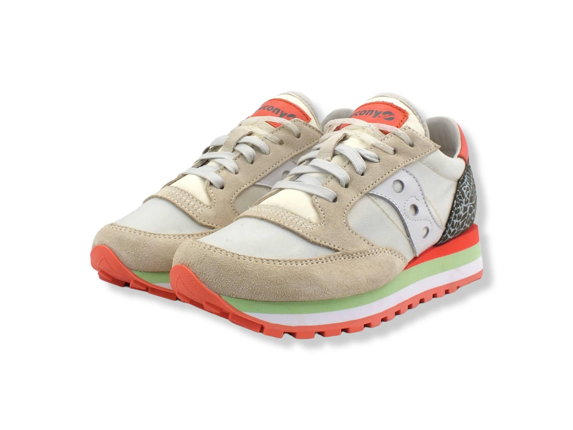 SAUCONY Jazz Triple Sneaker Donna Light Beige S60634-2 - Sandrini Calzature e Abbigliamento