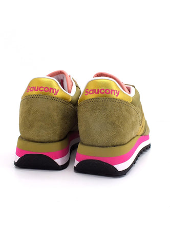 SAUCONY Jazz Triple Sneaker Donna Olive Gold S60530-23 - Sandrini Calzature e Abbigliamento