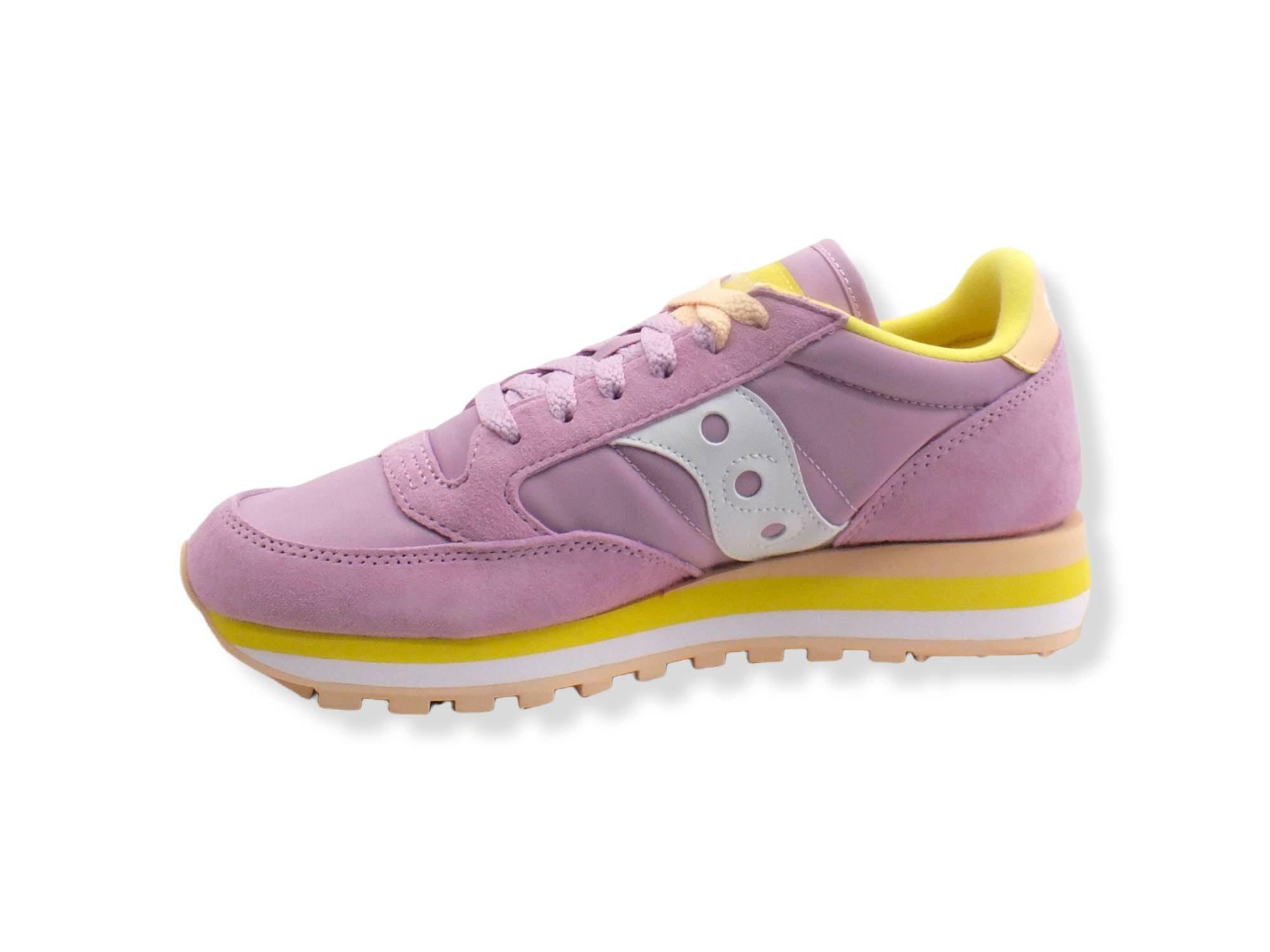 SAUCONY Jazz Triple Sneaker Donna Pink Yellow S60530-18 - Sandrini Calzature e Abbigliamento