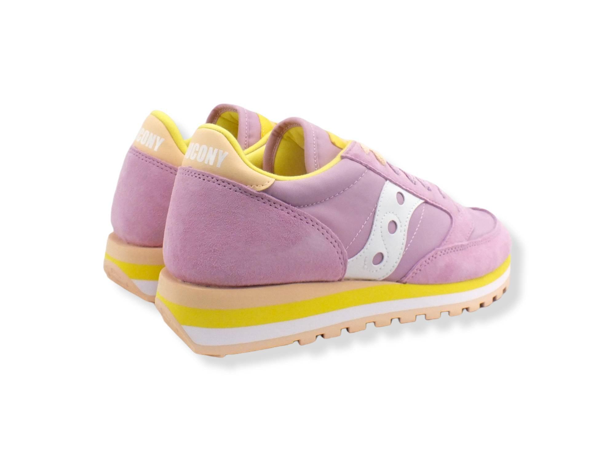 SAUCONY Jazz Triple Sneaker Donna Pink Yellow S60530-18 - Sandrini Calzature e Abbigliamento