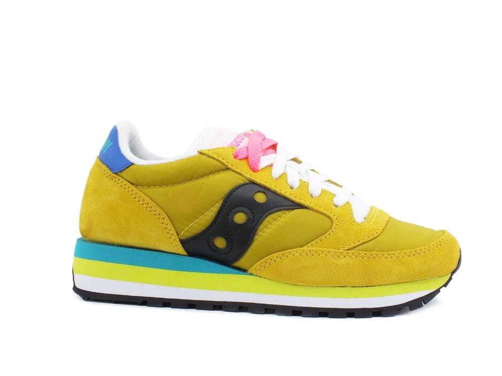 SAUCONY Jazz Triple Sneaker Limited Edition Yellow Blue S70530-5 - Sandrini Calzature e Abbigliamento