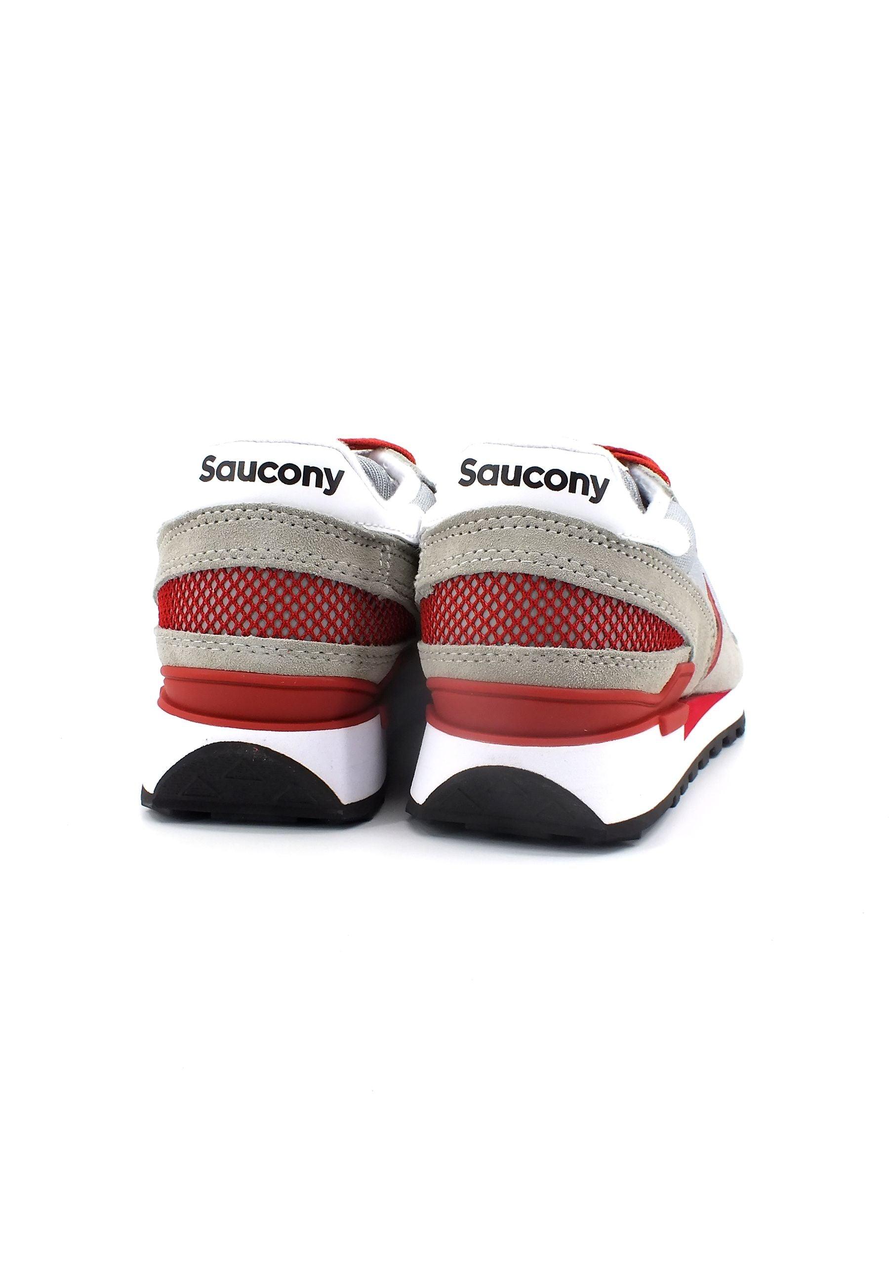 SAUCONY Shadow Original Sneaker Uomo Grey Red S2108-822 - Sandrini Calzature e Abbigliamento