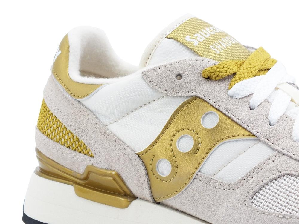 SAUCONY Shadow Original W Sneaker White Gold S1108-720 - Sandrini Calzature e Abbigliamento