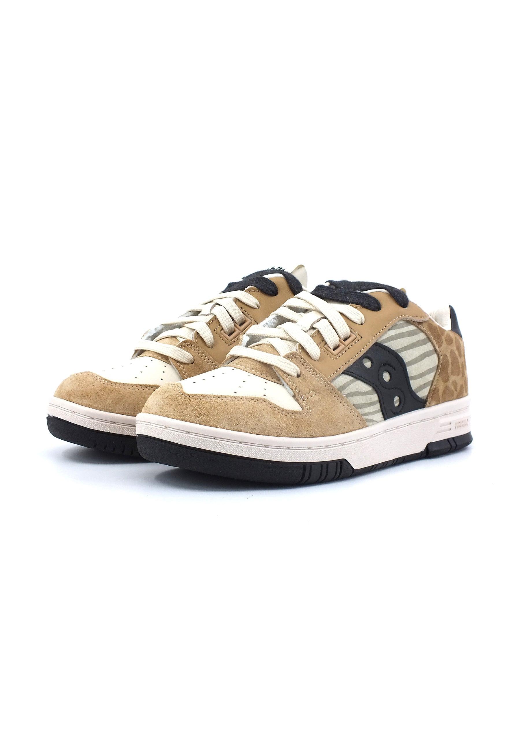 SAUCONY Sonic Low Sneaker Donna Beige Zebra Fantasia S70728-2 - Sandrini Calzature e Abbigliamento
