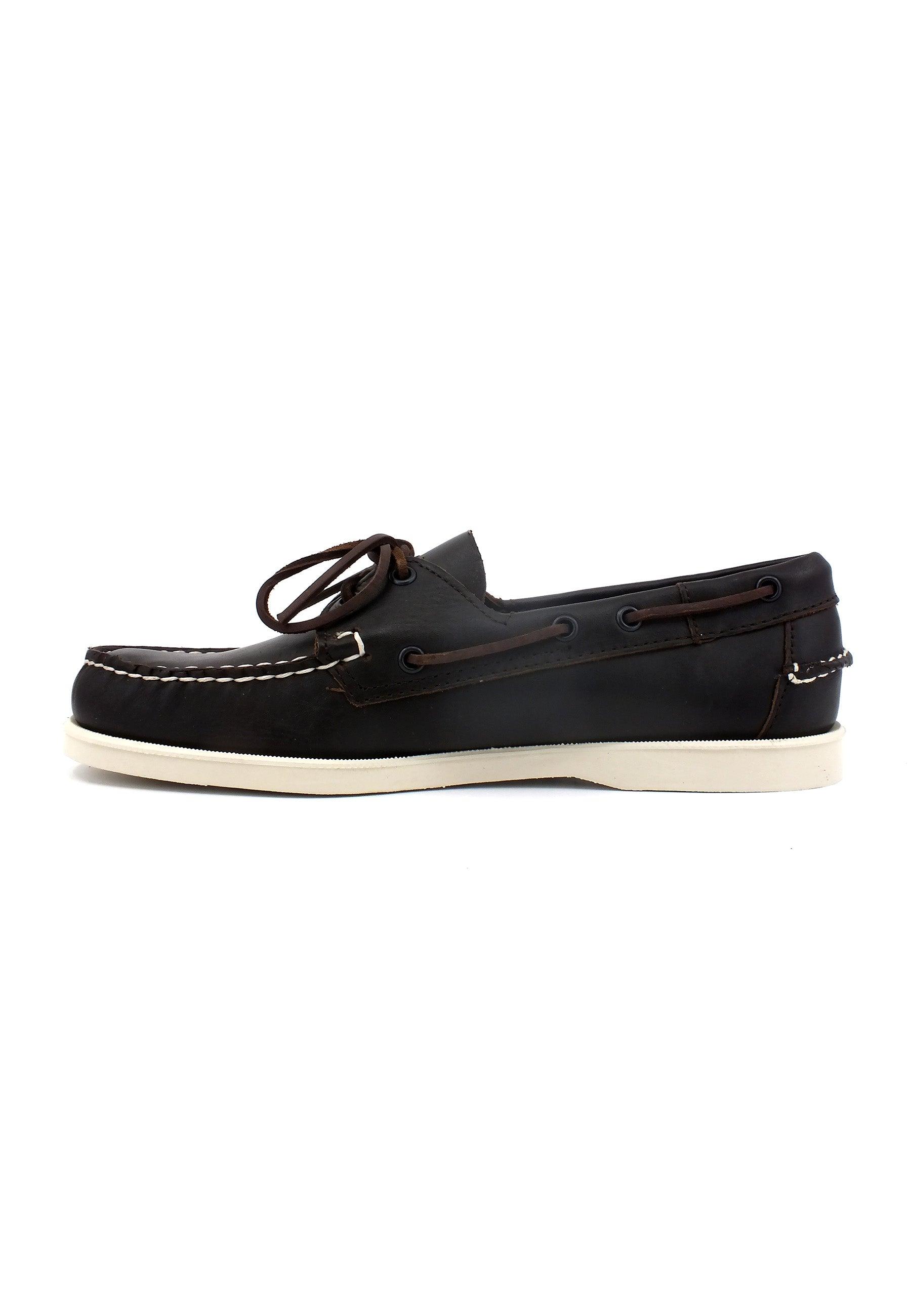 SEBAGO Portland Waxed Mocassino Uomo Dark Brown 7000H00-901 - Sandrini Calzature e Abbigliamento