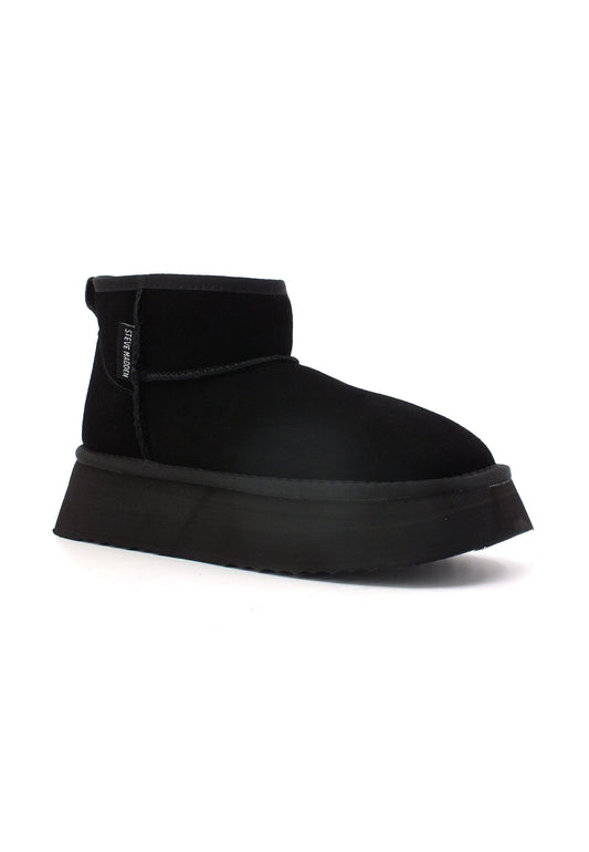 STEVE MADDEN Campfire Stivaletto Pelo Donna Black CAMP09S1 - Sandrini Calzature e Abbigliamento