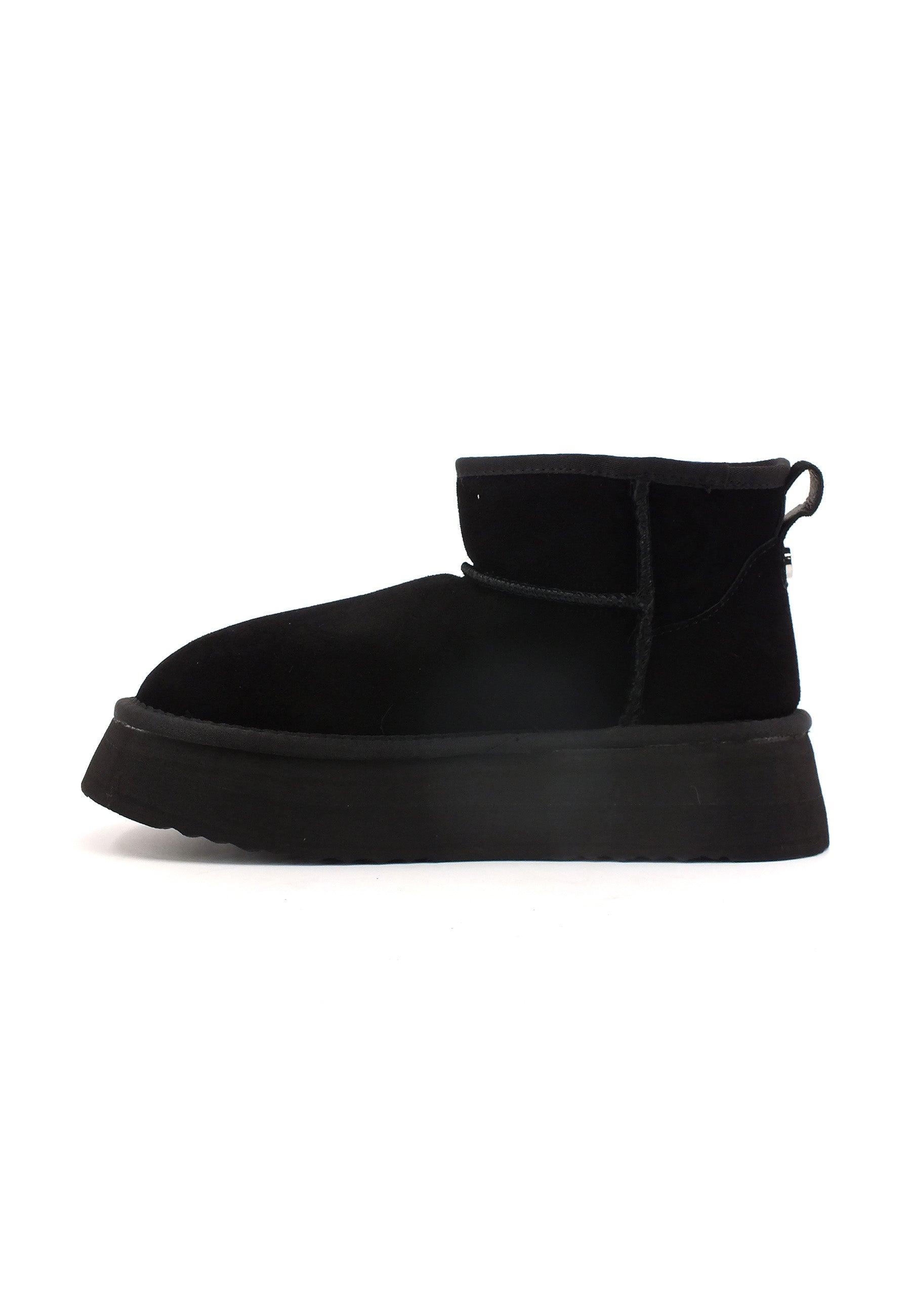 STEVE MADDEN Campfire Stivaletto Pelo Donna Black CAMP09S1 - Sandrini Calzature e Abbigliamento