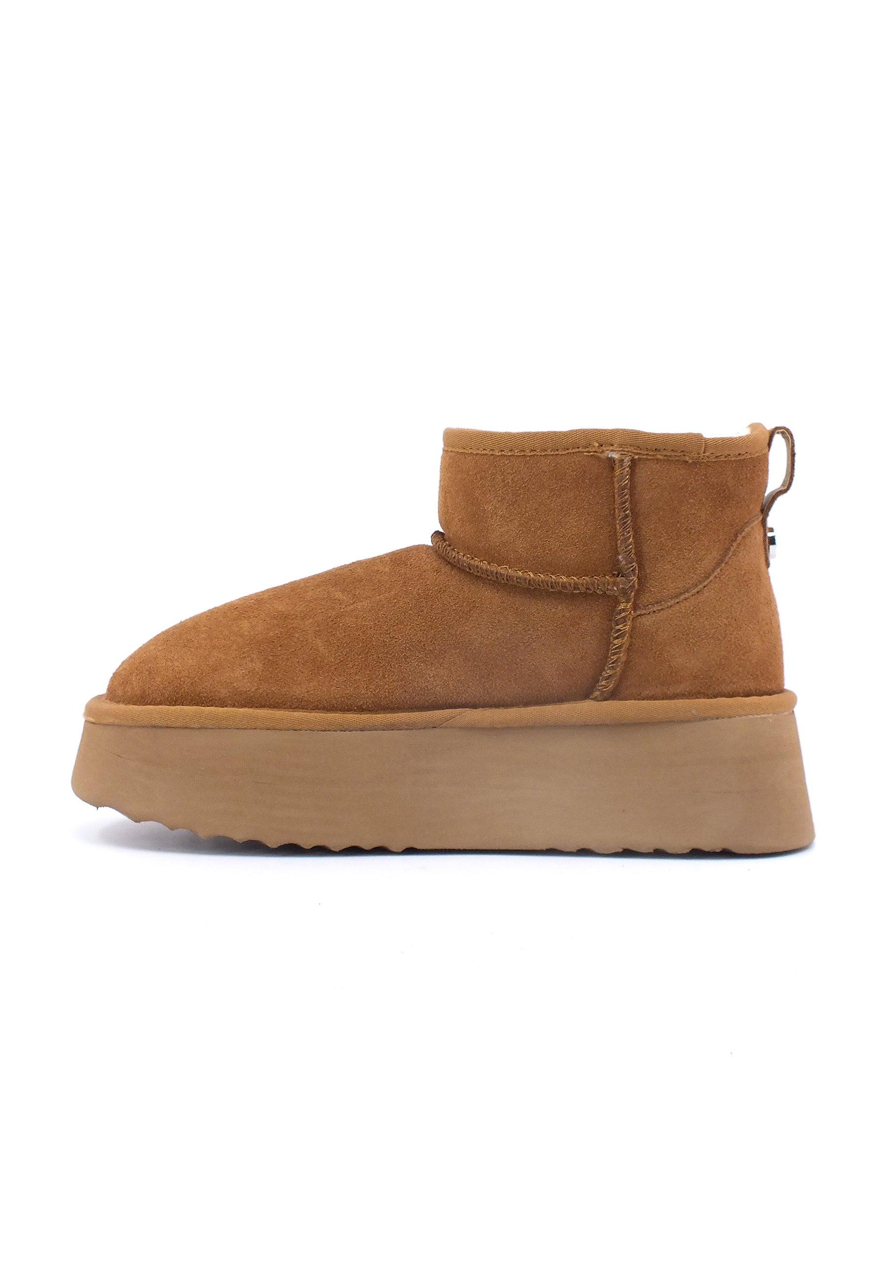 STEVE MADDEN Campfire Stivaletto Pelo Donna Tan Marrone CAMP09S1 - Sandrini Calzature e Abbigliamento