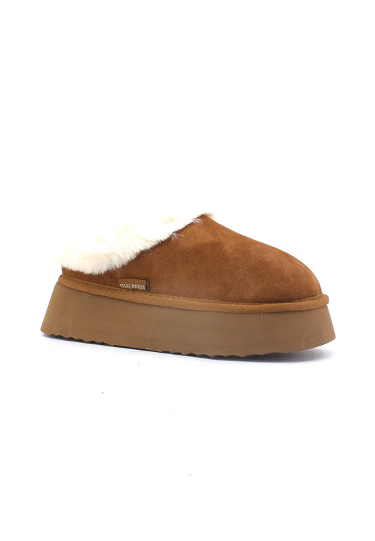 STEVE MADDEN Chaplin Ciabatta Pelo Donna Chesnut CHAP02S1 - Sandrini Calzature e Abbigliamento