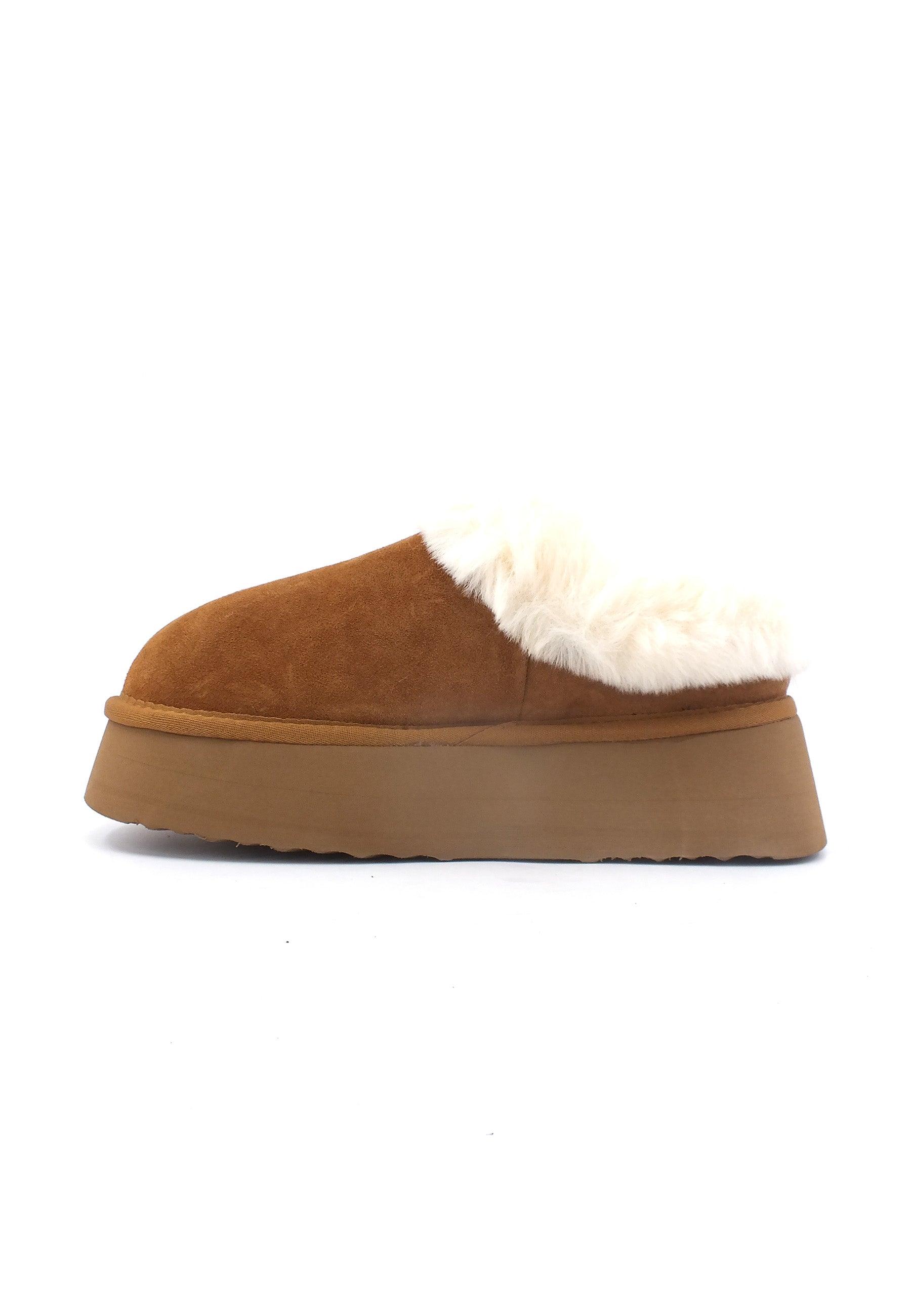 STEVE MADDEN Chaplin Ciabatta Pelo Donna Chesnut CHAP02S1 - Sandrini Calzature e Abbigliamento