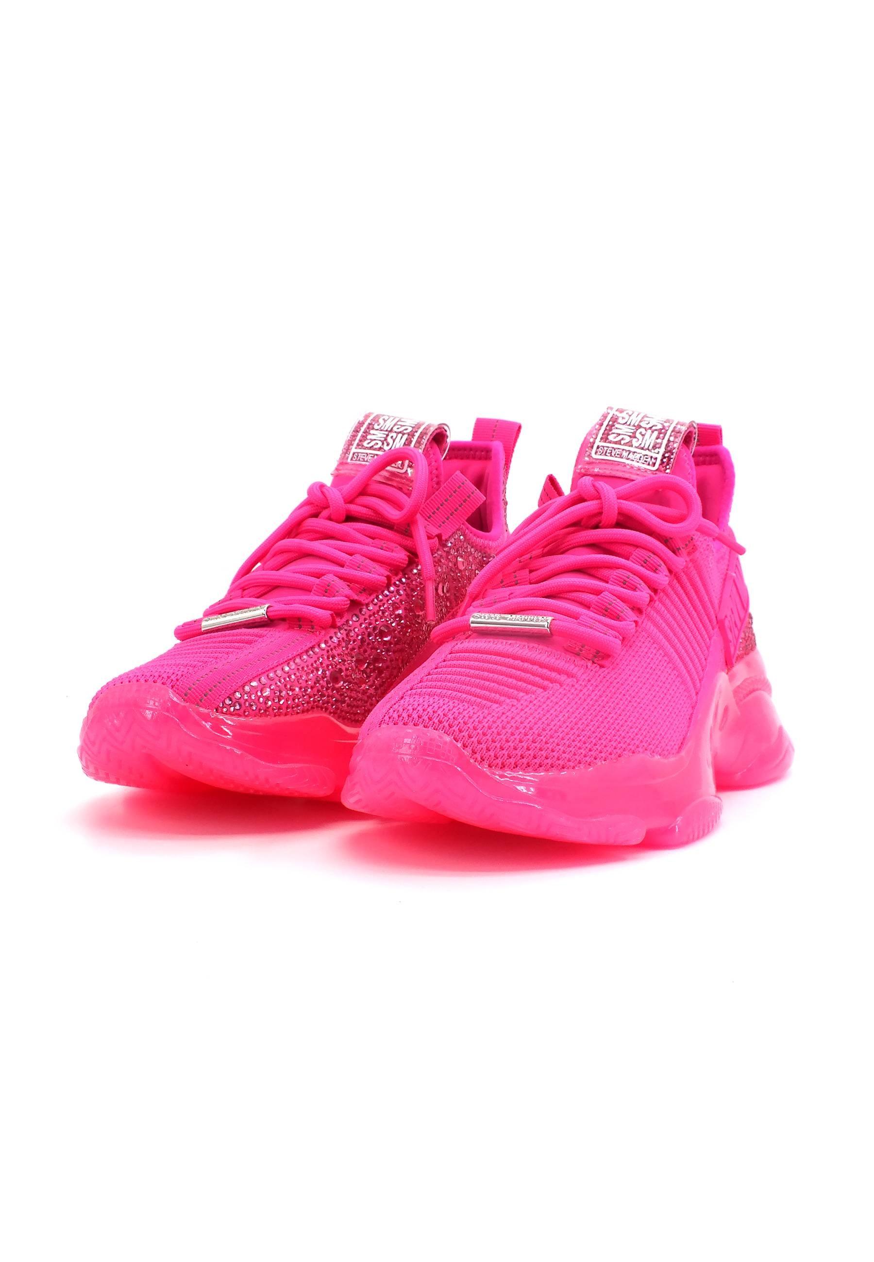 STEVE MADDEN Maxilla-R Sneaker Donna Neon Pink MAXI09S1 - Sandrini Calzature e Abbigliamento