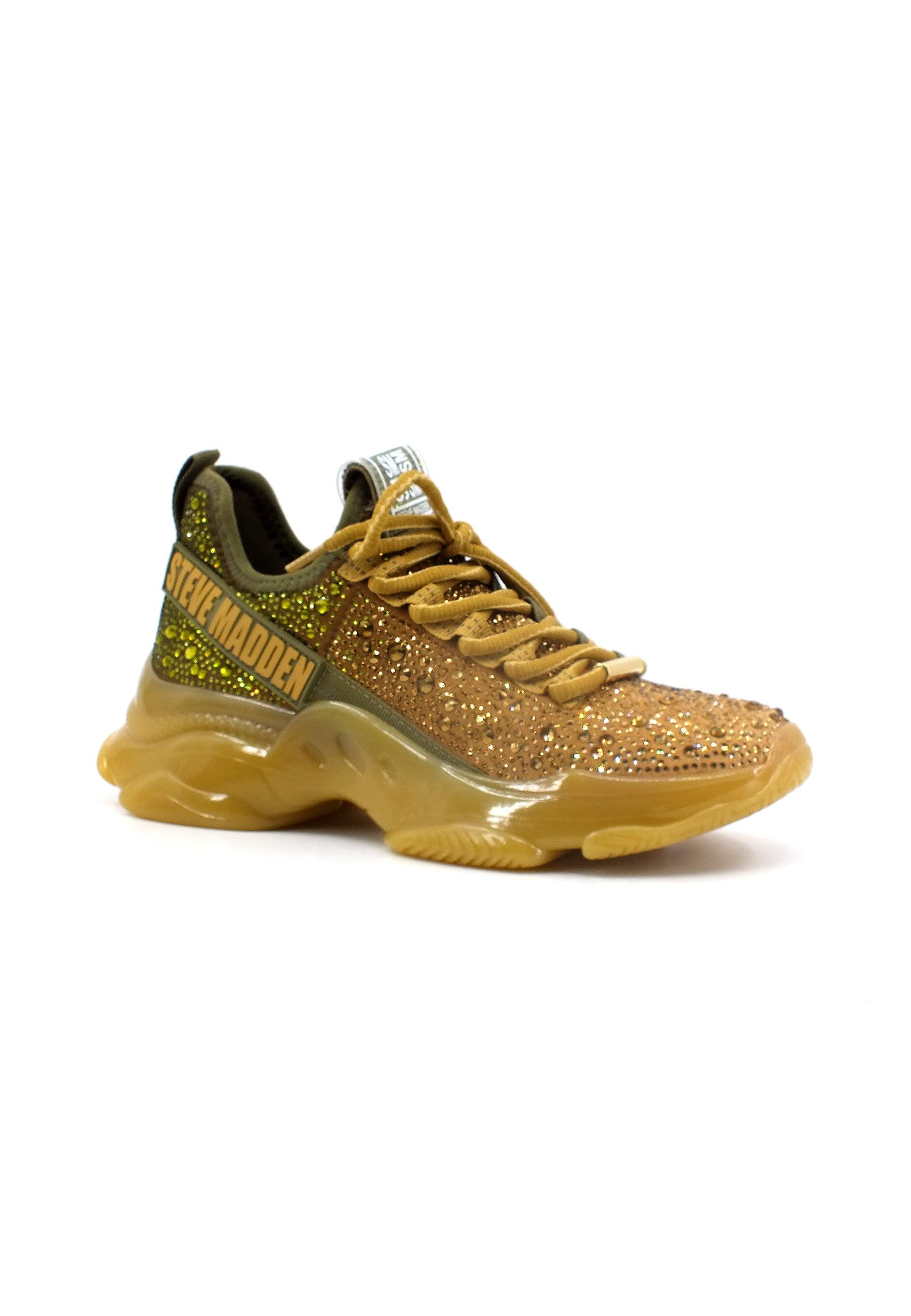 STEVE MADDEN Mistica Sneaker Donna Green Olive Giallo MIST05S1 - Sandrini Calzature e Abbigliamento