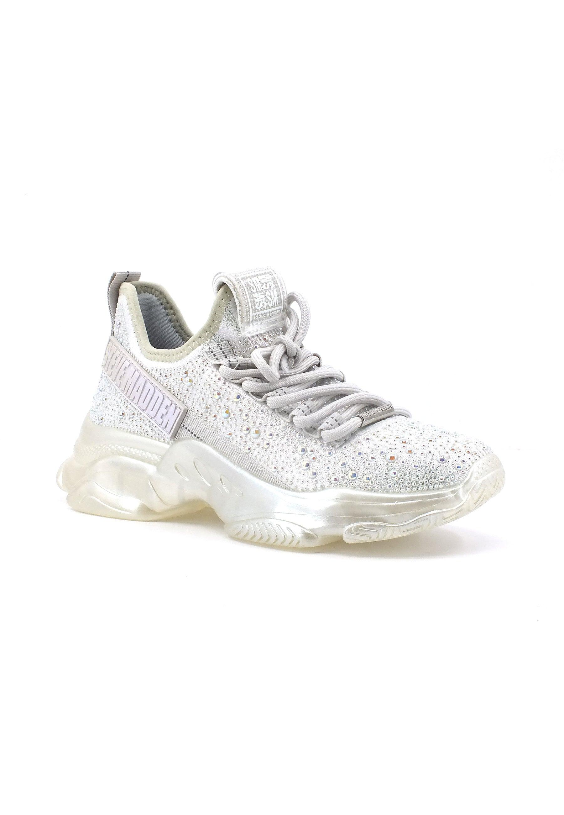 STEVE MADDEN Mistica Sneaker Donna Iridescent White MIST05S1 - Sandrini Calzature e Abbigliamento