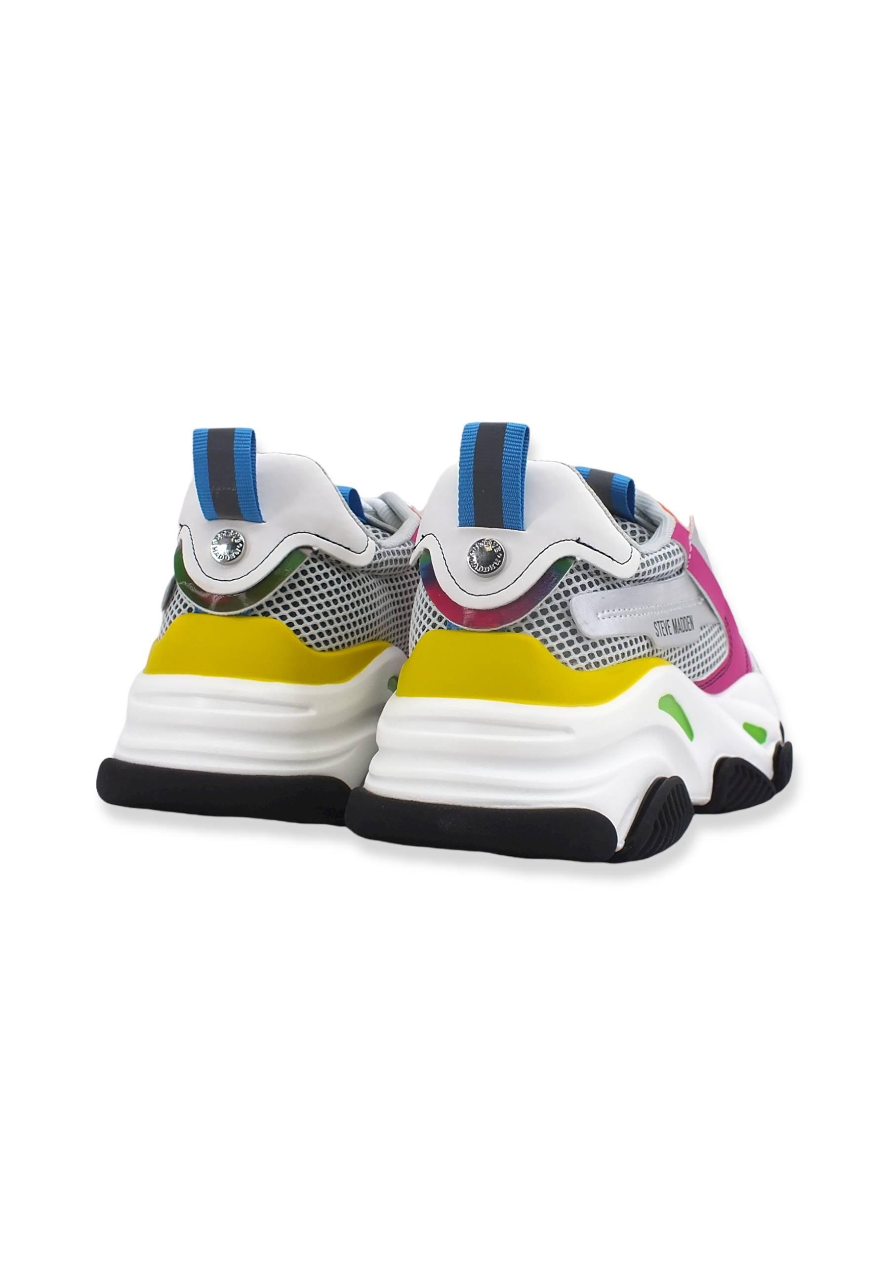 STEVE MADDEN Possession Sneaker Donna Fantasia Bright Multi POSS03S1 - Sandrini Calzature e Abbigliamento