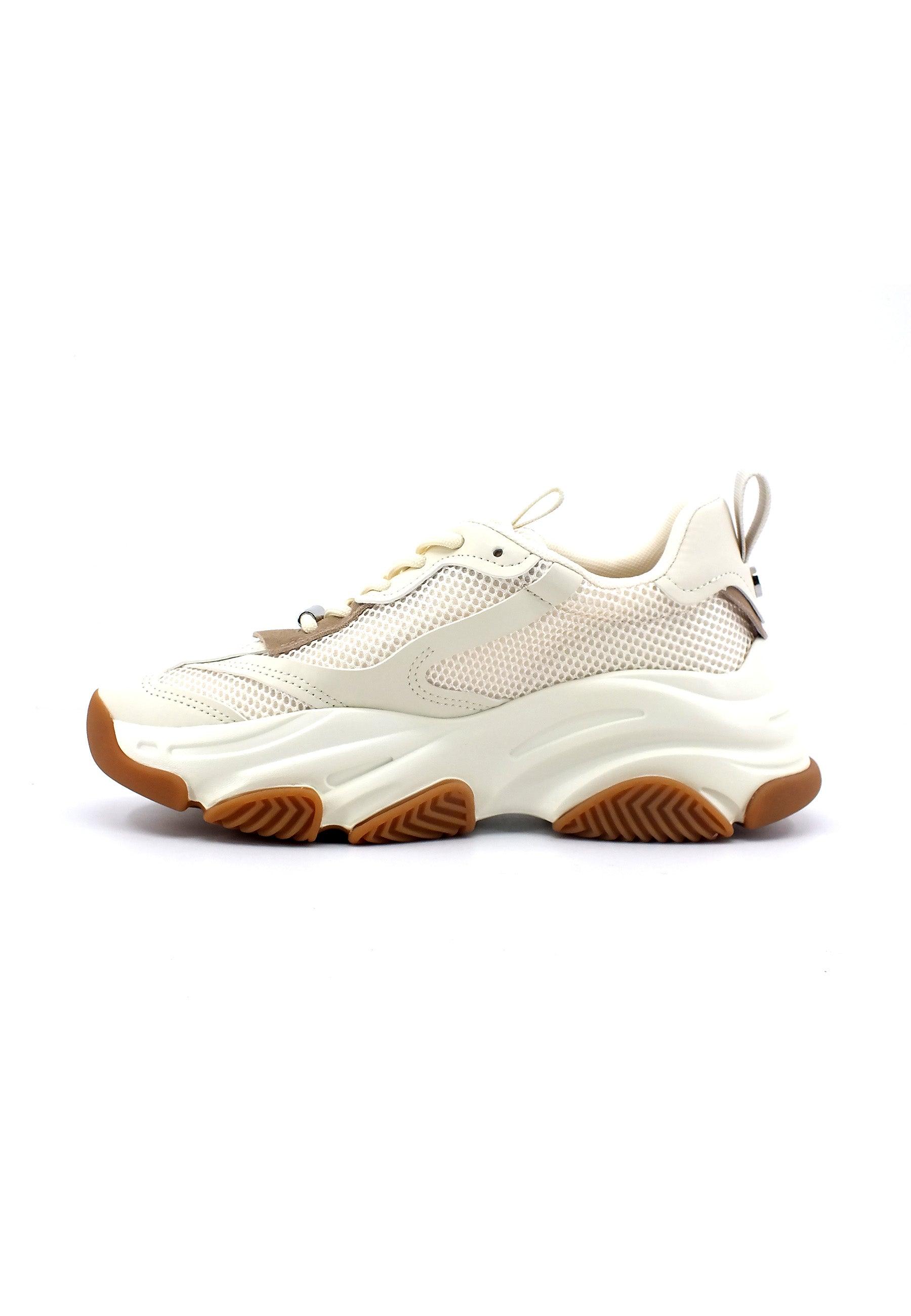 STEVE MADDEN Possession Sneaker Donna White Gun POSS03S1 - Sandrini Calzature e Abbigliamento