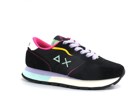 SUN68 Ally Color Explosion Sneaker Nero Z32204 - Sandrini Calzature e Abbigliamento