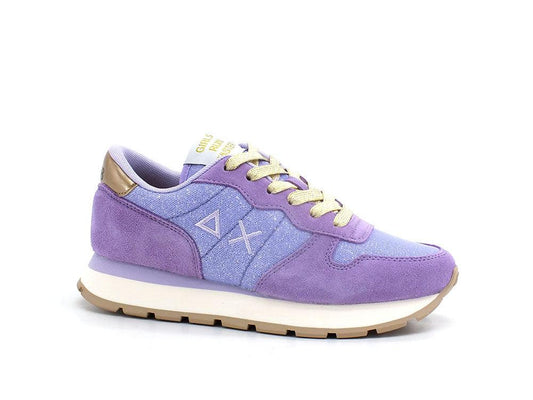 SUN68 Ally Glitter Mesh Sneaker Viola Lilla Z32203 - Sandrini Calzature e Abbigliamento