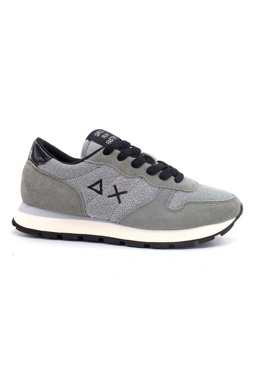 SUN68 Ally Glitter Sneaker Donna Grigio Medio Z42203 - Sandrini Calzature e Abbigliamento