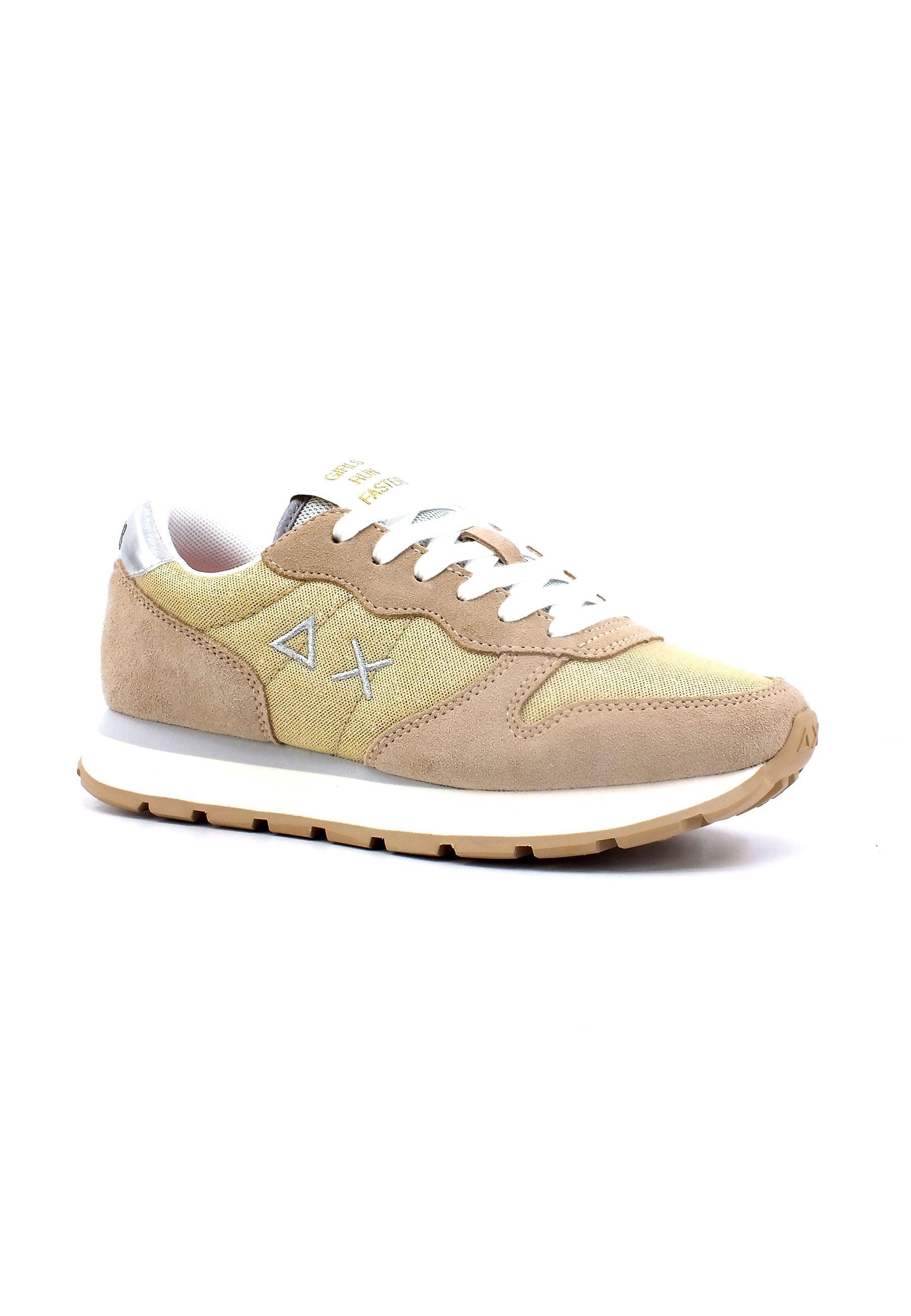 SUN68 Ally Glitter Textile Sneaker Donna Oro Z33203 - Sandrini Calzature e Abbigliamento