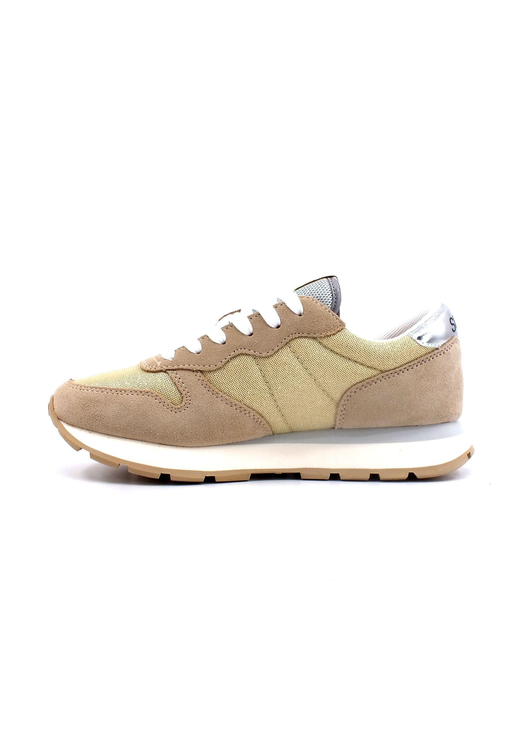 SUN68 Ally Glitter Textile Sneaker Donna Oro Z33203 - Sandrini Calzature e Abbigliamento