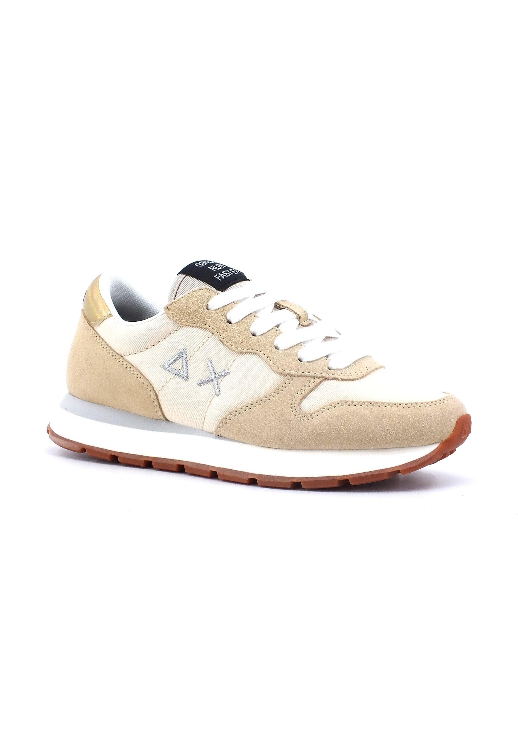 SUN68 Ally Gold Sneaker Donna Bianco Panna Z43202 - Sandrini Calzature e Abbigliamento