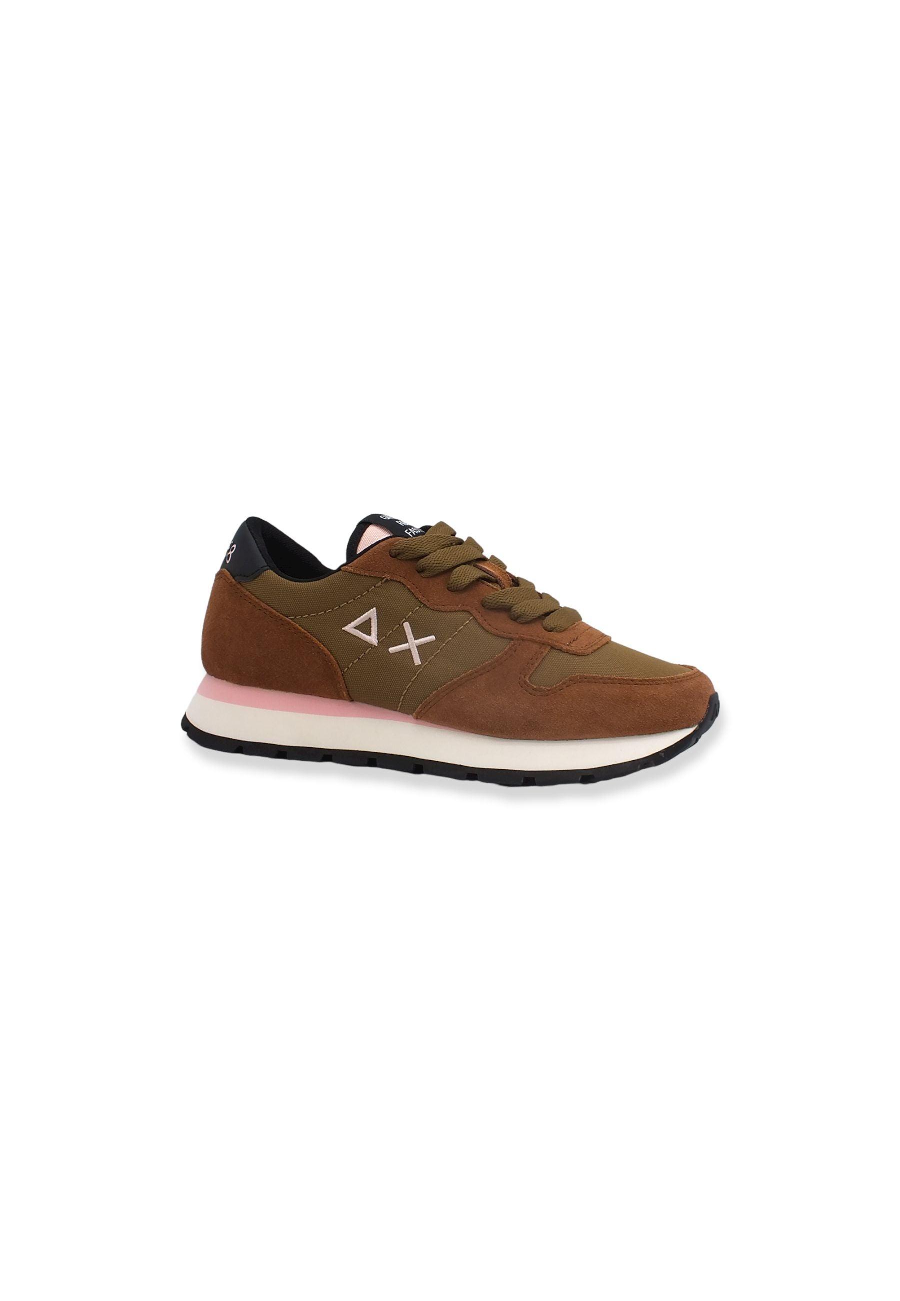 SUN68 Ally Nylon Solid Sneaker Donna Marrone Volpe Z42201 - Sandrini Calzature e Abbigliamento